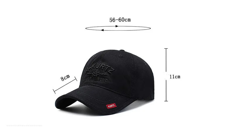 Korean Style Embroidery Baseball Cap for Outdoor Sun Protection