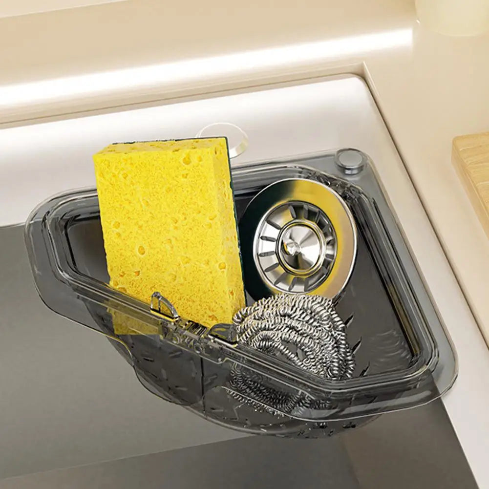 Magnetic Triangle Sink Strainer Basket – Kitchen Food Waste Filter