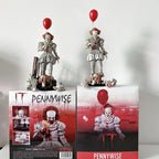 NECA Pennywise Joker Action Figure Toy Doll Horror Halloween Christmas Gift 18cm Bookshelf Ornament