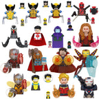 Blind Box Mini Building Blocks TV6205 Figures Big Goblin Spiderman Iron Man Venom Captain Hawk Deadpool Armor Christmas Gift Toy