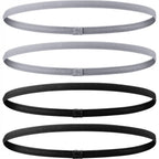 4PCS Thin Elastic Non-Slip Sports Headbands for Men & Women