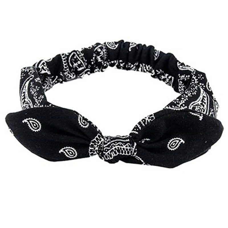 Boho Cross Knot Elastic Headband for Women