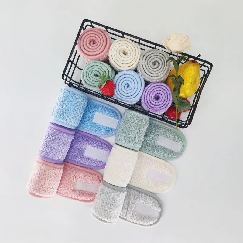 Adjustable Wide Non-Slip Spa Makeup Headband for Women