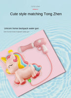 2000ML Kids Cartoon Backpack Water Gun for Summer Outdoor Play