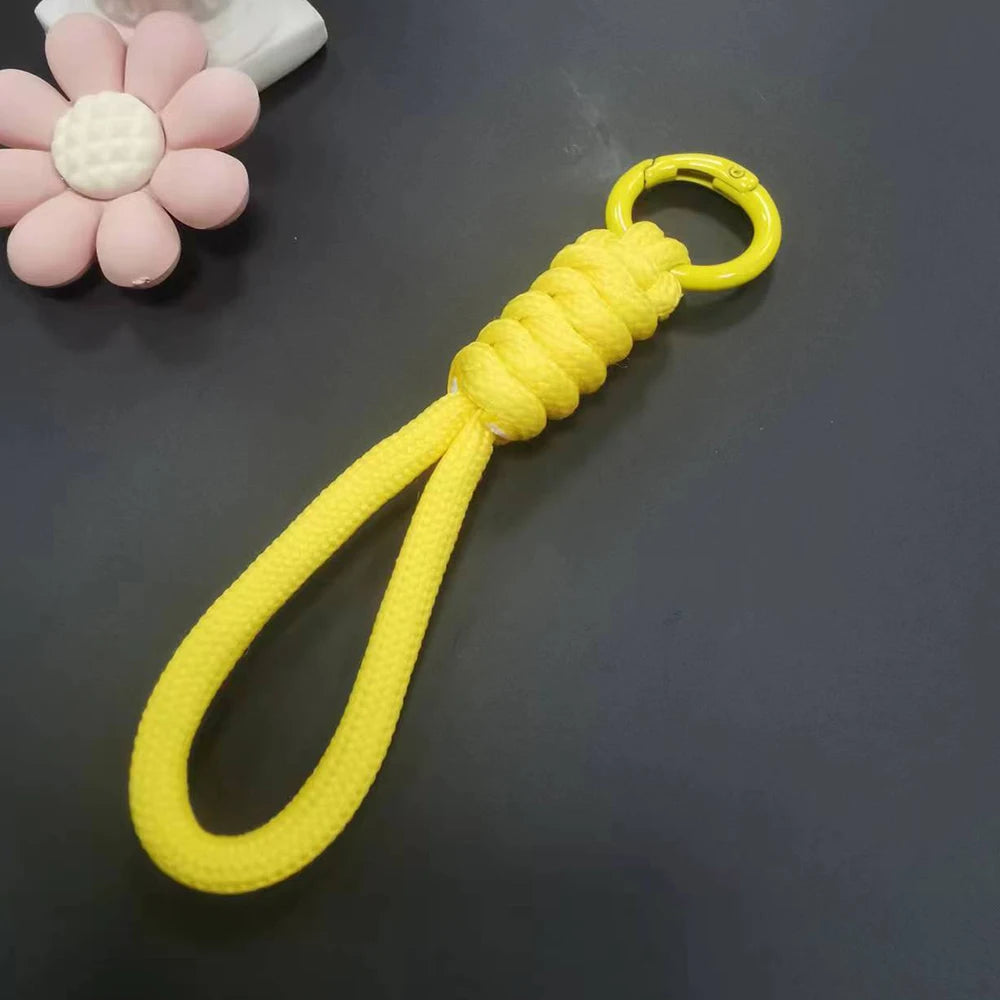 Paracord Braided Keychain Wrist Lanyard for Outdoor Everyday Carry