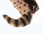 25cm Fox Tail Keychain Plush Bag & Car Charm