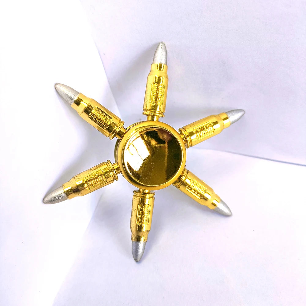 Colorful Zinc Alloy Fidget Spinner Smooth Bearing Hand Gyro Toy