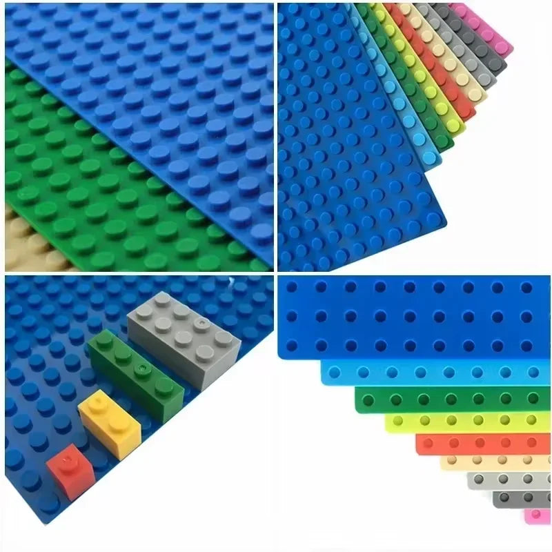 Classic Building Block Baseplate for Creative Construction Toy Sets