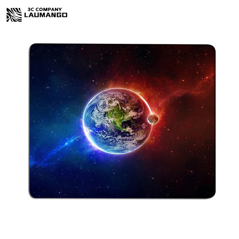 Galaxy Small Gaming Mouse Pad Deskmat Rubber Mat non-slip Anime Mousepad Pc Accessories Desk Protector Kawaii Cute Keyboard Pads