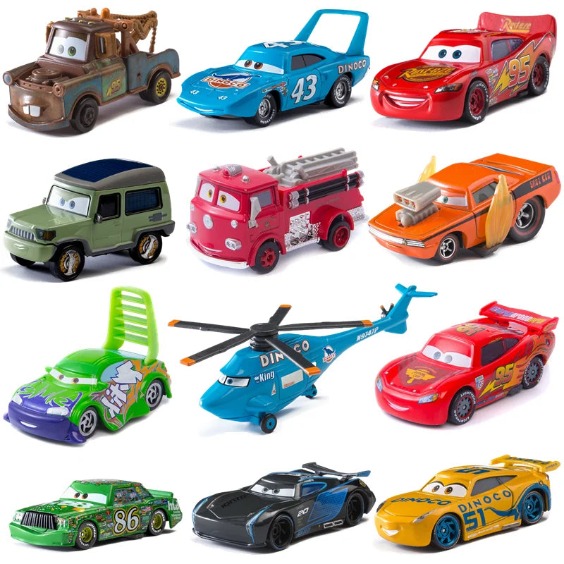 Disney Pixar Cars Lightning McQueen 1:55 Die-Cast Alloy Toy Car