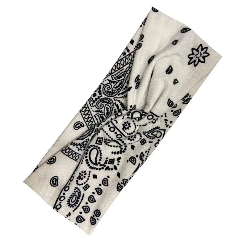 Stretchy Wide Knotted Yoga & Sports Headband for Women