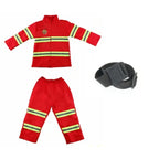Kids Fireman Cosplay Costume Uniform – Role Play Outfit