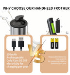 Rechargeable Milk Frother – Handheld Foam Maker & Drink Mixer