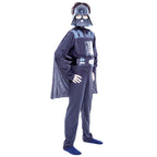 Boys Movie Mask Costume – Darth Vader Style Cape Armor Onesie