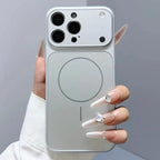 Original Nano Frosted Glass For Magsafe Wireless Charging Phone Case For iPhone 18 17 16 15 14 13 12 11ProMax Air Magnetic Cover