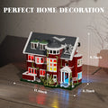 American Horror Story House Building Blocks Set with LED Light,Halloween Haunted House, Ideals Gift for Boys Girls(1171 PCS)