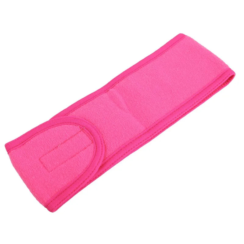 Adjustable Soft Toweling Spa Makeup Headband for Women