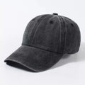 Washed Cotton Adjustable Baseball Cap for Everyday Casual Style