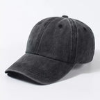 Washed Cotton Adjustable Baseball Cap for Everyday Casual Style