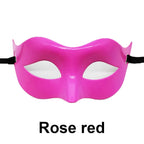 Women Man Sexy Gentleman Masquerade Mask Prom Mask Halloween Party Props Black White Retro Mask Plastic Half Face Cosplay Mask