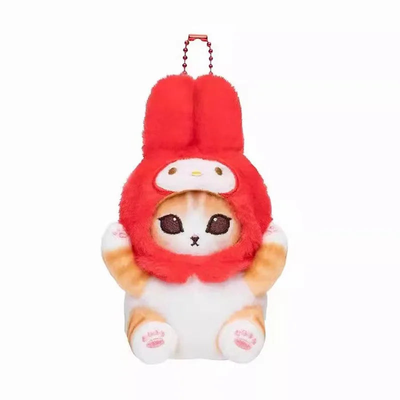 Kawaii Mofusand Sanrio Plush Keychain Anime Bag Charm