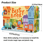 Montessori Busy Book for Kids Interactive Learning Activity Book