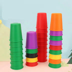 Montessori Mini Stack Cup Color Matching Game