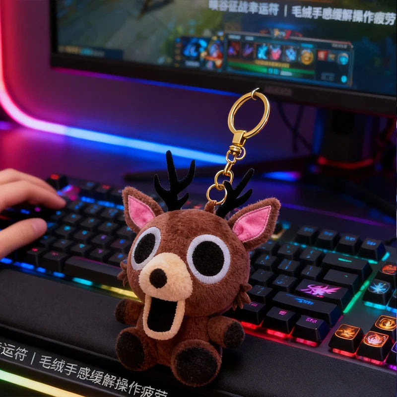 99 Nights Forest Deer Plush Keychain Bag Charm
