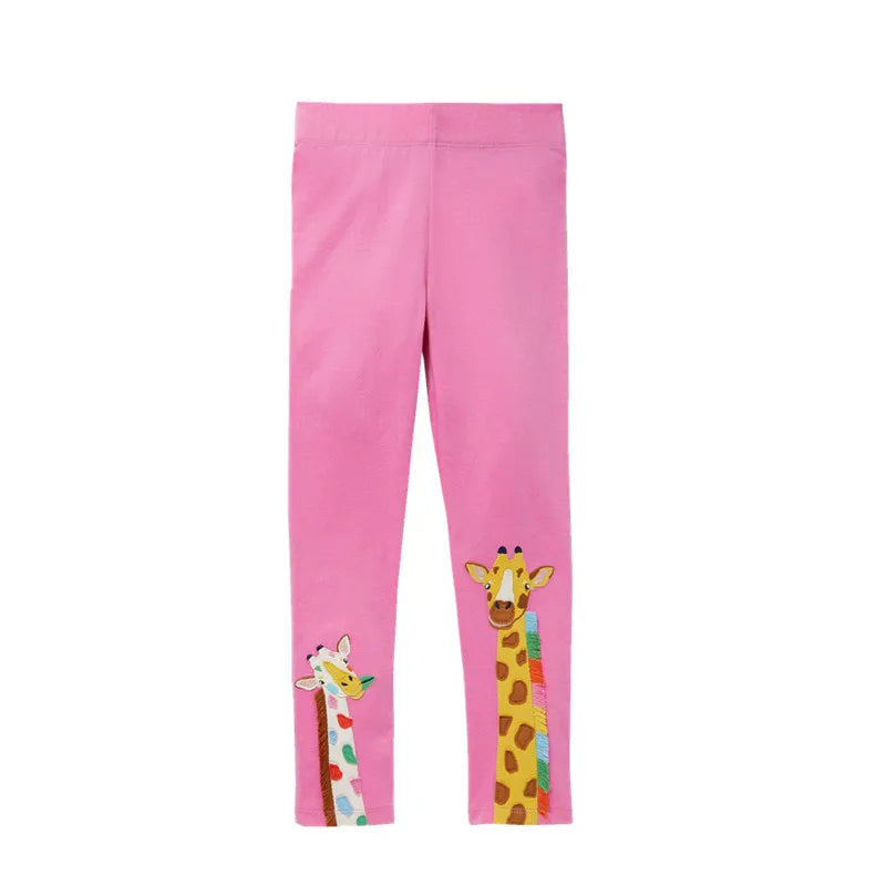 Jumping Meters New Arrival Girls Leggings Pant With Bee Embroidery Fashion Stripe Kids Skinny Pants Toddler Kids Pencil Pant