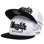 Thug Life Embroidery Snapback Baseball Cap for Streetwear Style
