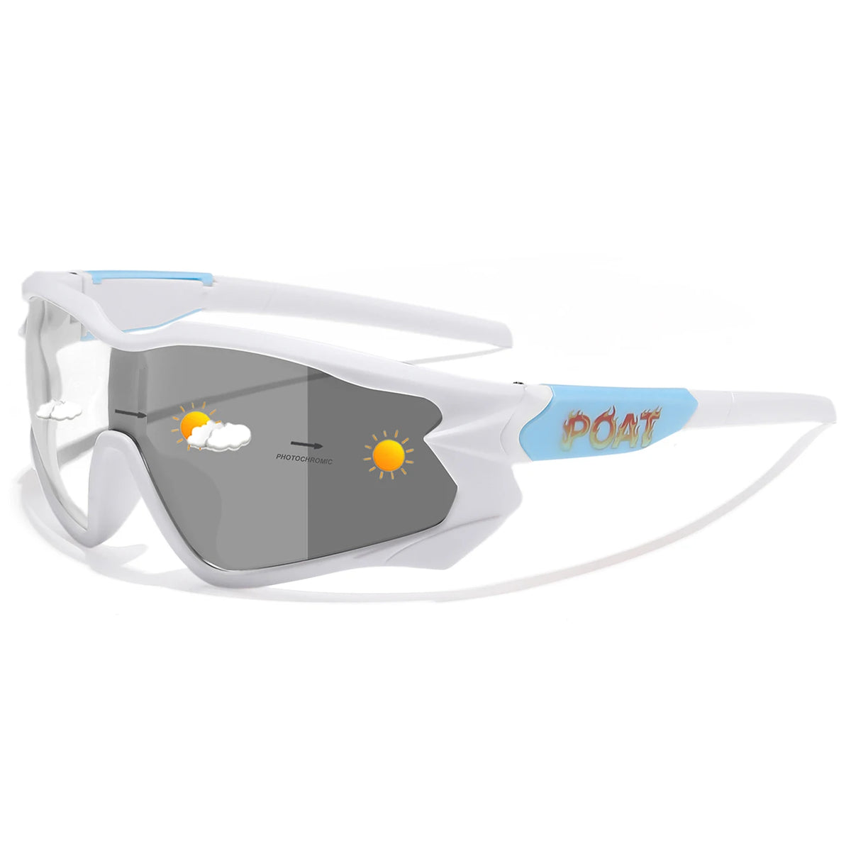 Photochromic UV400 Motorcycle Sports Sunglasses for Men & Women