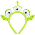 Three-Eyed Alien Headband Halloween Monster Plush Cute Headwear Hat Accessories for Theme Party Girls and Kids