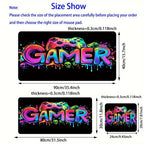 Gamepad Pattern Mouse Pad Large Gaming Mousepad XXL Gamer Keyboard Pads Office Laptop Desk Mats Non-Slip Rubber Home Table Mat
