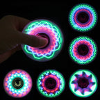Creative LED Light Fidget Spinner Glow Fingertip Stress Relief Toy