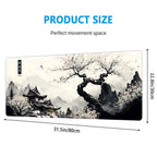 Landscape ink painting Mouse Pad Desk Pad Mouse Mat Game Mouse pad Gift Mouse Pad Anti-Slip Rubber Base Extended Keyboard Pad