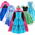 Girl Vestidos Costume Kid Dress Halloween Cosplay Children Birthday Carnival Party Dress Up 2-10 Year