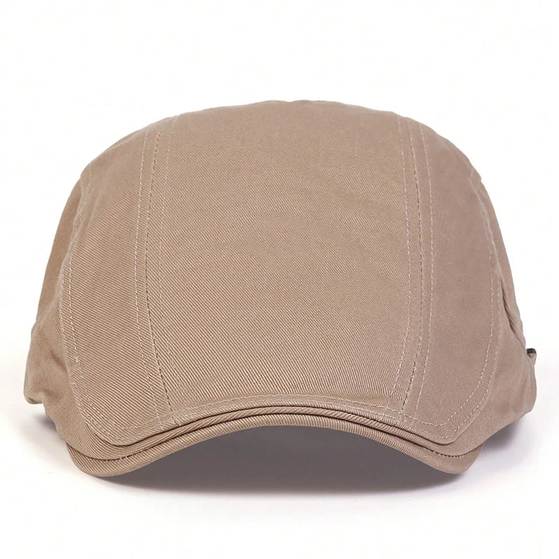 British Newsboy Flat Cap for Casual Vintage Outdoor Style