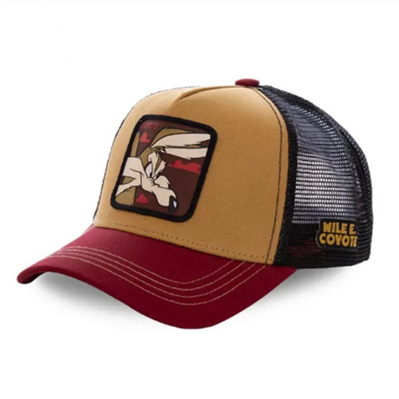Anime Cartoon Snapback Cotton Baseball Cap for Everyday Style