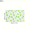 4PCS EVA Refrigerator Pad Waterproof Anti-oil Can Be Cut Washed Kitchen Placemat Drawer Shoe Cabinet Shelves Fridge Pad Home