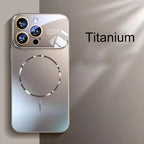Matte AG Nano Hard Back Phone Case For iPhone 18 Pro 17 16 15 14 Pro Max Air Magnetic For Magsafe Wireless Charging Coque