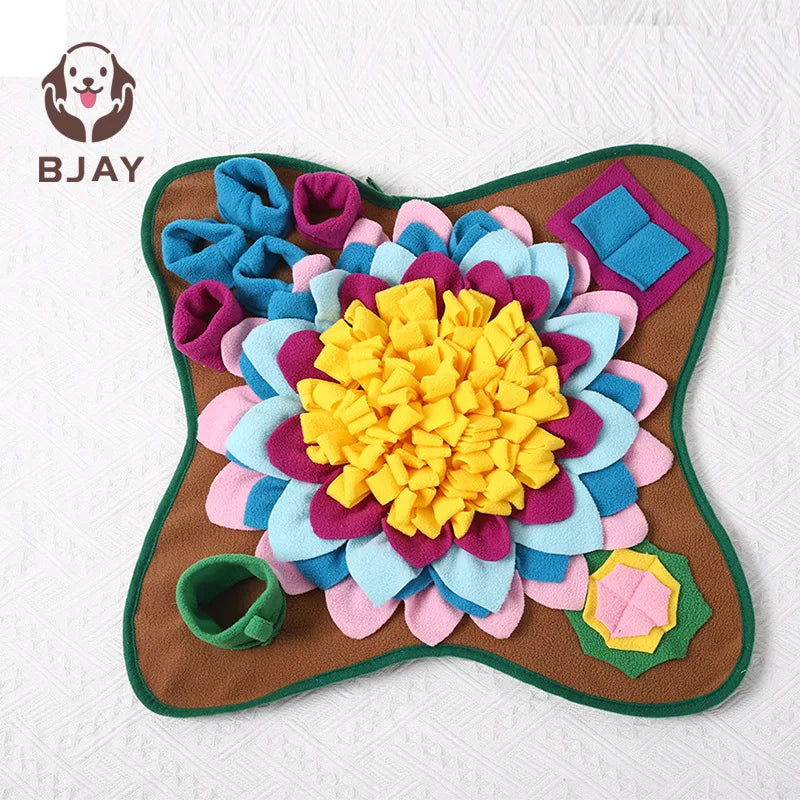 Dog Snuffle Mat Interactive Feeding Puzzle for Training and Enrichment