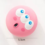 Squeaky Rubber Dog Ball for Interactive Chewing and Teeth Cleaning