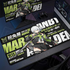 Hot Game Zenless Zone Zero New Mousepad 900x400mm Laptop Non-slip Keyboard Desk Pad XXL Anime Girl Hoshimi Miyabi Rubber Playmat