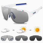 ELAX Polarized Photochromic UV400 Cycling Sunglasses for Men & Women