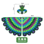 Kids Bird Cosplay Costume Wings Cape with Mask – Animal Outfit