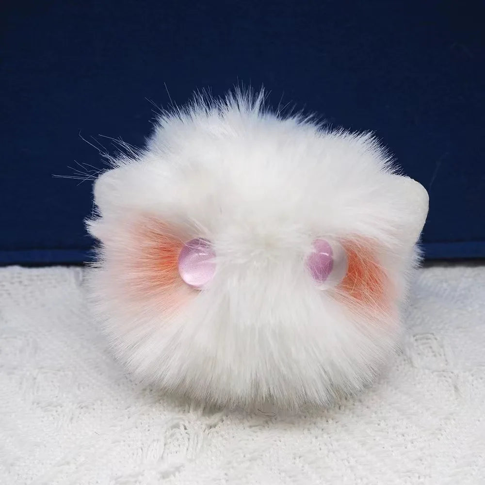 Blush Cat Ball Plush Keychain Cute Cat Bag Charm