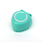 Silicone Dog Bath Massage Gloves Brush Pet Cat Bathroom Cleaning Tool Comb Brush for Dog Can Pour Shampoo Dog Grooming Supplies