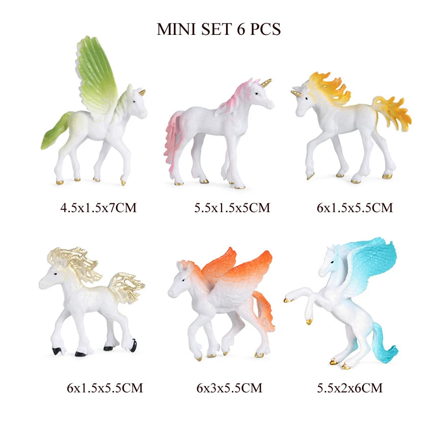 Mini Farm & Wildlife Animal Figurine Set