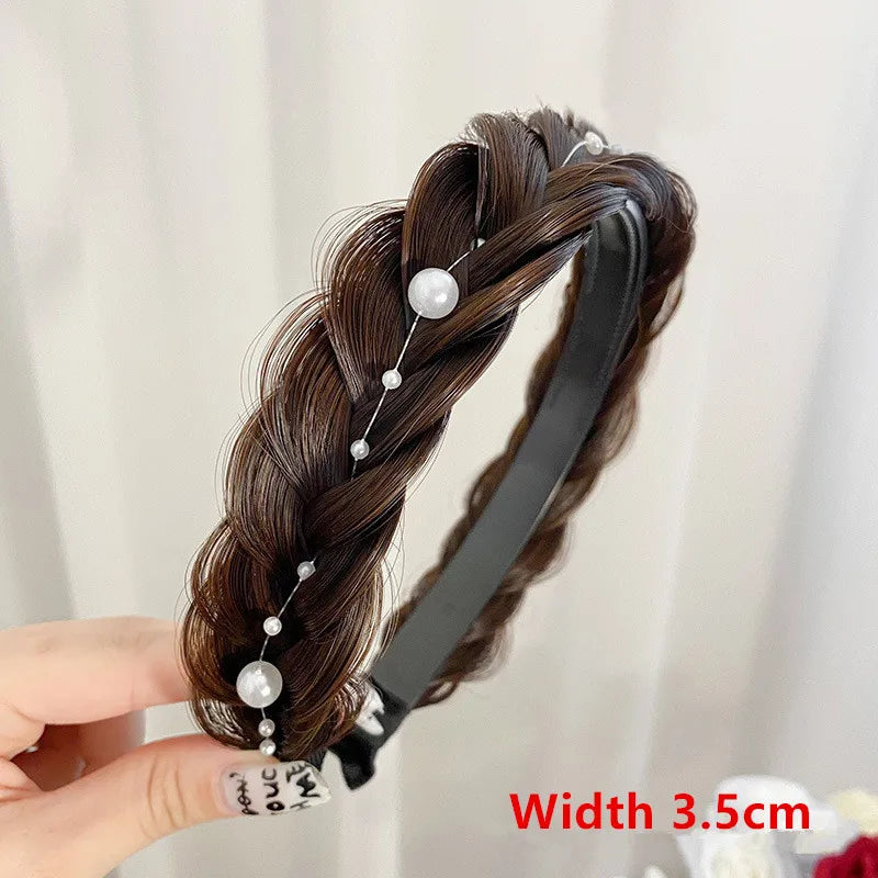 Synthetic Braided Headband for Women