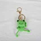 Mini Animal Crochet Keychain Cute Knitted Doll Keyring